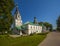 Beautiful shot of monastery in the city of Alexandrov at Russia