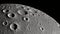 Beautiful shot of the moon. The surface of the moon closeup. Detailed shot of the craters of the moon. Lunar and astrophotography