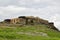 Beautiful shot of the Nevsehir Castle under the clouds in Turkey