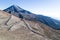 A beautiful shot of the Pico de Orizaba volcano in Mexico. Relief highest mountain