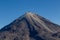 A beautiful shot of the Pico de Orizaba volcano in Mexico. Relief highest mountain