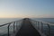 Beautiful shot of the Pont Del Petroli in Badalona, Spain