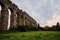 Beautiful shot of the Poster Park of the Aqueducts, Rome