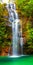 Beautiful shot of Santa Barbara Waterfall in Arai, Brazil