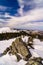 Beautiful shot of a snow covered hills in Kopaonik mountains resort in Serbia