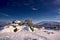 Beautiful shot of a snow covered hills in Kopaonik mountains resort in Serbia