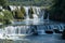 Beautiful shot of the Strbacki Buk waterfall in western Bosnia in the canyon of the Una river