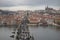 Beautiful shot of the streets of Prague under the clouds in the Czech Republic