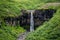 Beautiful shot of the Svartifoss Skaftafell in Iceland