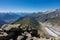 Beautiful shot of Swiss Gorner glacier, Swiss Alps, Valais region, Switzerland