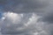 Beautiful shot of thunderhead clouds