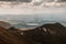 Beautiful shot of the view from Puy de Sancy mountain, Massif Central, France