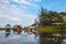 Beautiful shot of water rides that can be enjoyed in Roatan Island Port on daylight