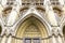 Beautiful shot of the Westminster Abbey\\\'s gothic architecture