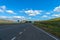 Beautiful Sicilian Landscape from the State Highway, Caltanissetta, Italy, Europe