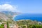 Beautiful Sicilian lanscape with sea shore