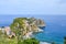 Beautiful Sicilian lanscape with sea shore