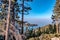 Beautiful sierra scenery at lake tahoe california