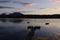 Beautiful Silhouetted Pier on Loch Dunvegan