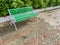 A beautiful siting bench placed in a park