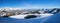 Beautiful ski resort called Skiwelt Ellmau Hartkaiser, Wilder Kaiser mountain, austrian wintersport area. winter landscape tirol