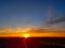 Beautiful sky landscape with clouds and a sunset