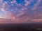 Beautiful sky at sunset. Drone shooting