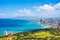 Beautiful Skyline of Oahu,Hawaii