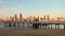 The beautiful skyline of San Diego California as seen from Coronado Island