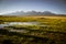 A beautiful Slovakian landscape with Tatra mountains in background