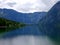 Beautiful Slovenian landscape Bohinj Lake. Triglav National Park, Slovenia