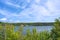 a beautiful small lake very near to the beach at the westcoast of Bornholm, Danmark, Muleby, Pyritsoen