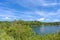 a beautiful small lake very near to the beach at the westcoast of Bornholm, Danmark, Muleby, Pyritsoen