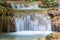 Beautiful small Waterfall, Erawan National Park, Kanchanaburi, T