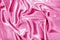 Beautiful smooth pink silk, drapery textile