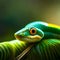 Beautiful snake with fine details - ai generated image