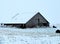 Beautiful snow covered barn