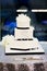 Beautiful Snowflake Designed Wedding Cake