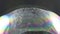 Beautiful soap bubble with vivid colors and very different to all