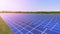 Beautiful solar panel farm ecology power conservation