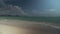 Beautiful South China Sea on Dadonghai Beach on the tourist island of Hainan stock footage video