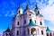 Beautiful Spaso-Preobrazhenska church in Kozelets in Ukraine