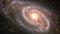 a beautiful spiral galaxy with numerous stars in the background, A mesmerizing view of the spiral galaxies, AI Generated