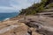 Beautiful Spitting Cave of Portlock vista on Oahu