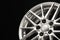 beautiful sports alloy wheels forged, details of spokes and rim close-up