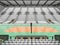 Beautiful sports arena for volleyball with white seats and VIP boxes - 3d render