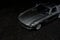 Beautiful sports cars on a dark background. Need for speed