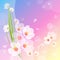 Beautiful spring background