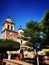 A beautiful square with little church in Tequila, Mexico