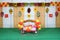 Beautiful stage decoration for kids cradle ceremony